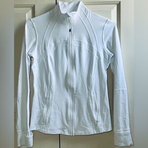 LN!!🍒LULULEMON DEFINE Jacket sz 10 CLASSIC WHITE ~ LUON!!